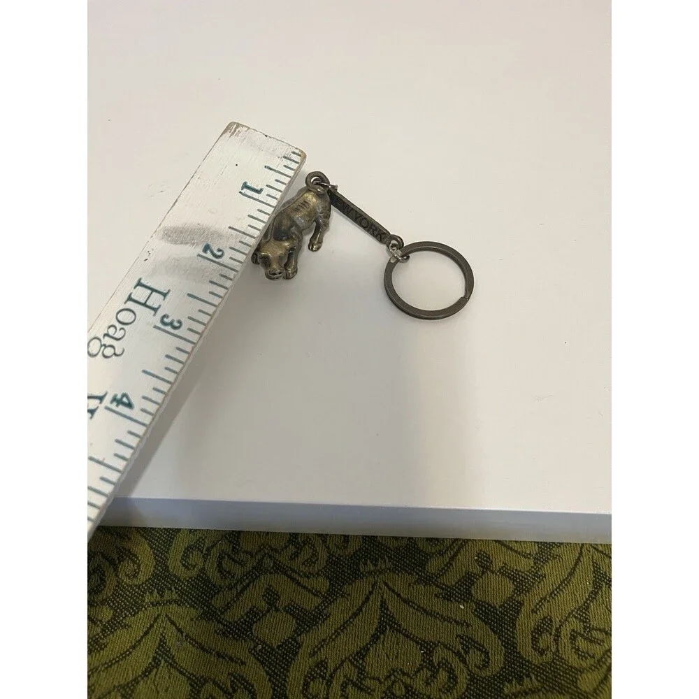 Keychain New York Wall Street Stock Exchange Bull Key Ring Fob Chain